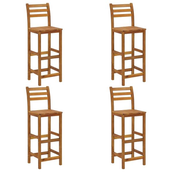 Tuinbarset 3015845-3 set van 5 bruin - acacia - 113 x 217 x 106 cm