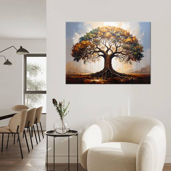 Wandbild Bäume 30 x 20 cm