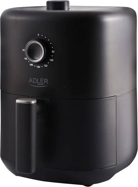 Fritteuse ohne Öl Airfryer 3L AD63 1tlg Schwarz - Metall - 23 x 31 x 29 cm