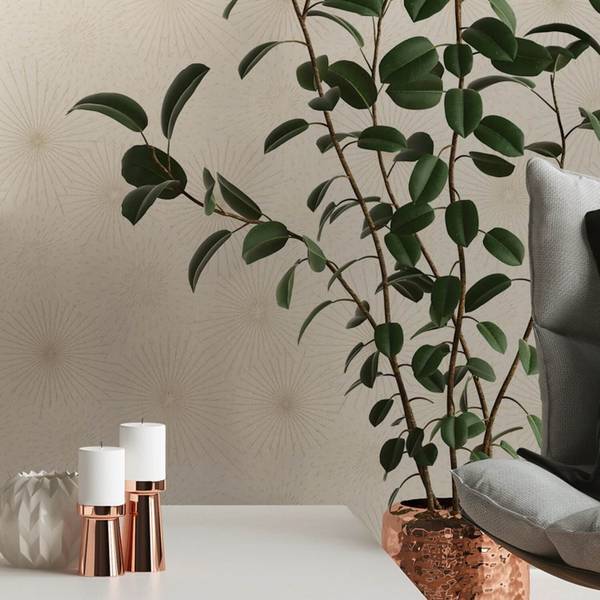 Vliestapete 388183-GU Weiß - Fleece - 53 x 1005 x 1 cm