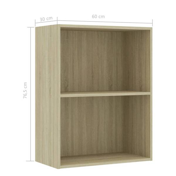 Bücherregal 3016488 Eiche Sonoma Dekor - Breite: 60 cm