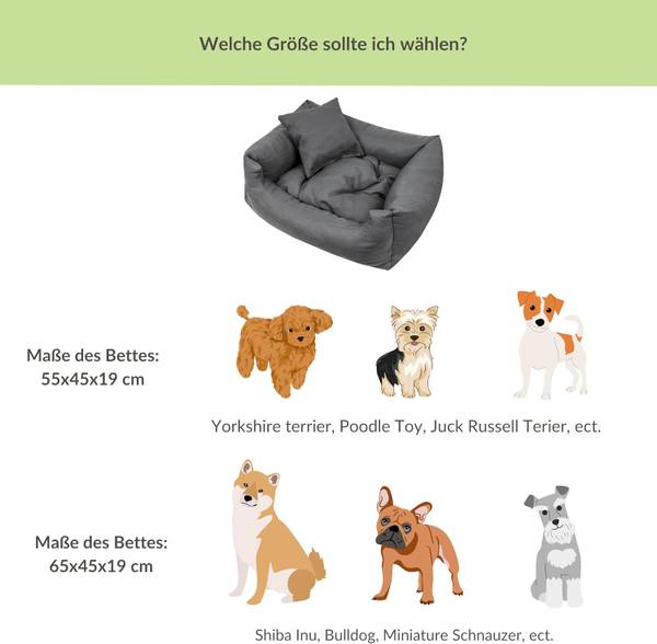 Hundebett 65 55 x 65 cm
