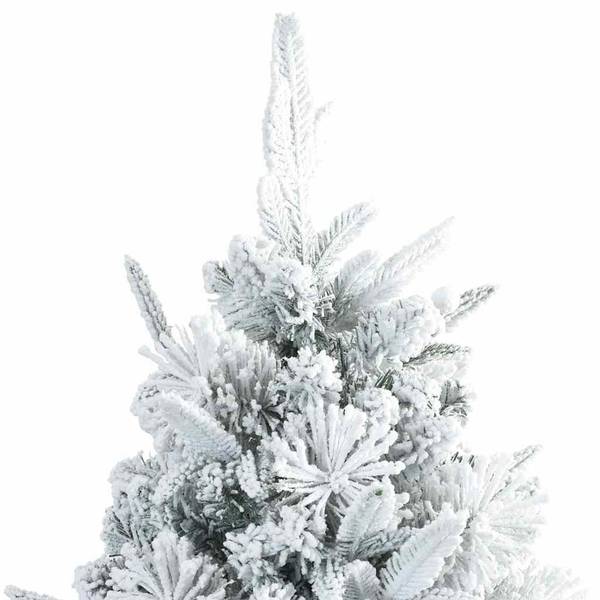 Sapin de Noël artificiel 42019308 Blanc - PVC - 90 x 180 x 90 cm