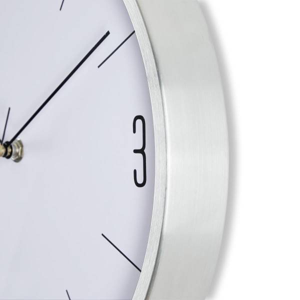 Wanduhr JESPER Silber