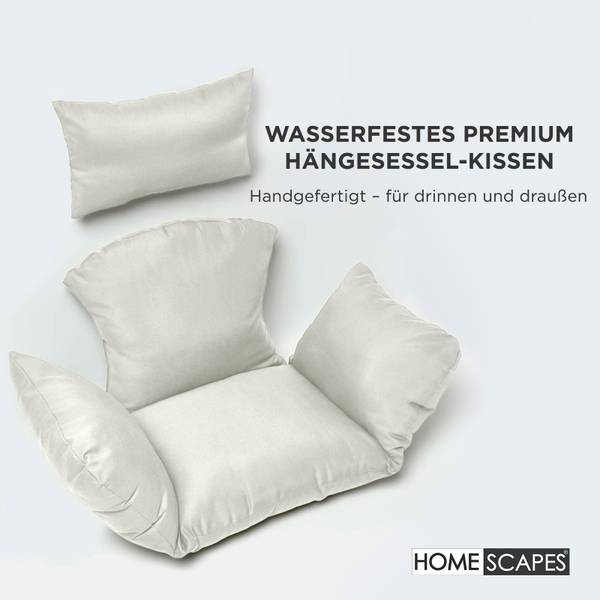 Hängesessel Kissen SF2324 Grau - Polyester - 110 x 15 x 112 cm