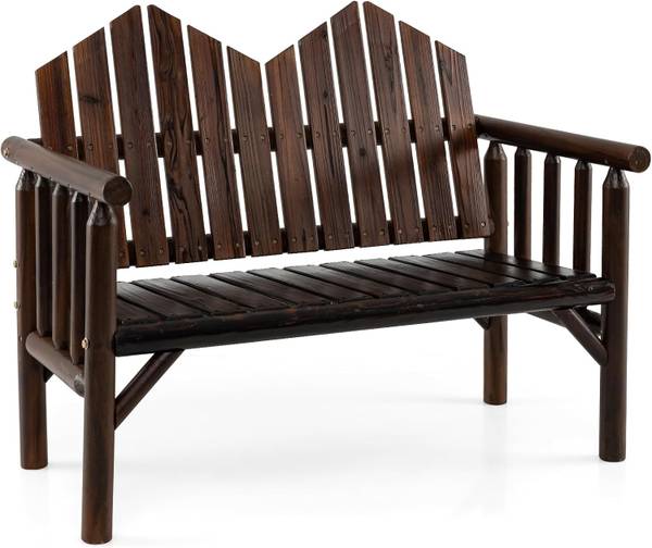Gartenbank ZB34805NZDE Braun - Holzwerkstoff - 68 x 99 x 120 cm