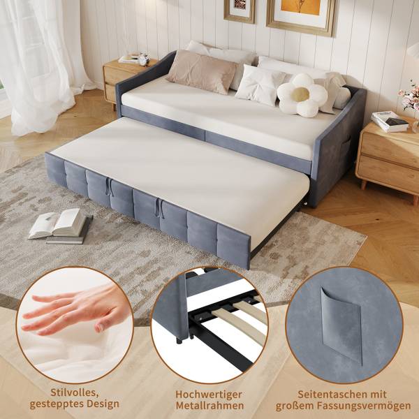 Schlafsofa SMLU01 Grau
