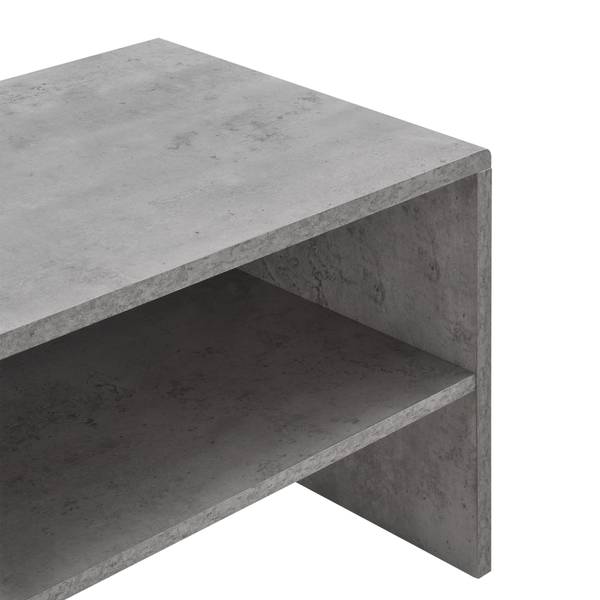 Table Basse de Salon Trier Gris - Bois manufacturé - 40 x 40 x 100 cm