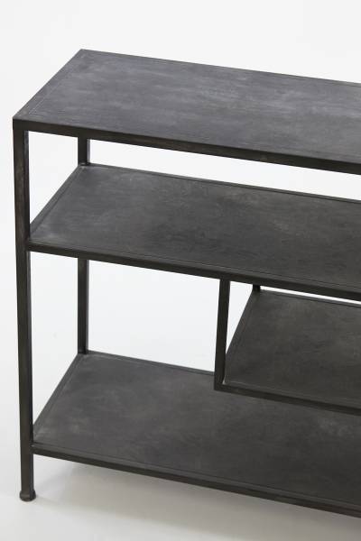 Anrichte YLAYA Schwarz - Metall - 140 x 81 x 35 cm