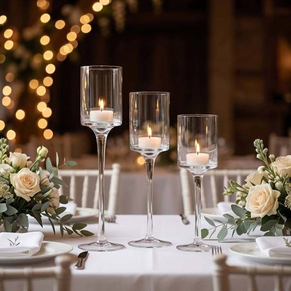 Kerzenhalter Glas 3-tlg. Set kaufen