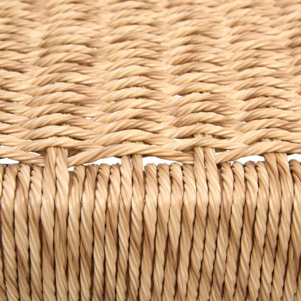 Gartenbank WOOKY Beige - Massivholz - 56 x 80 x 139 cm