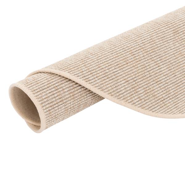 Natur Sisal-Optik Teppich Taff Rund Gold - 100 x 100 cm