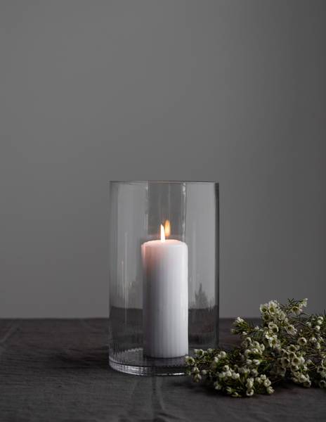 Vase Laterne RAMSJÖ Durchsichtig - 18 x 30 x 18 cm