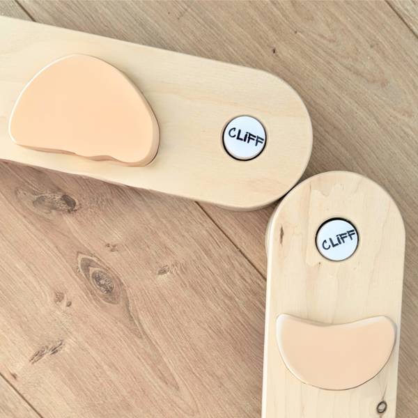 Balancebalken 11-teilig CLMN001 Beige - Birke - 9 x 1 x 59 cm