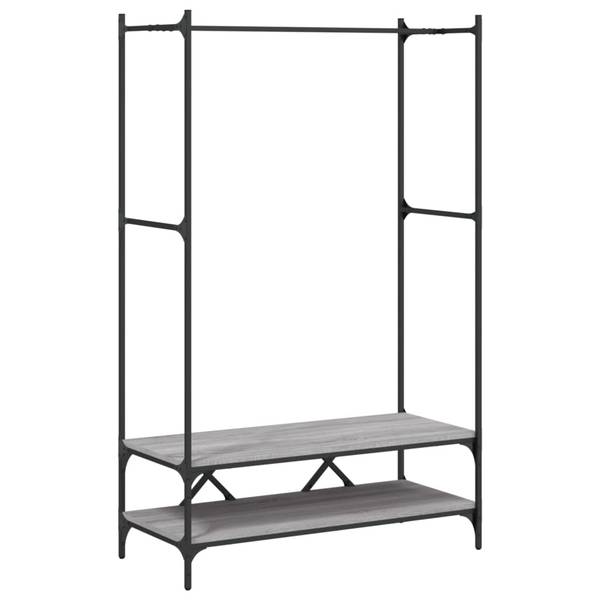 Kleiderständer 834203 Grau - Holzwerkstoff - 45 x 163 x 100 cm
