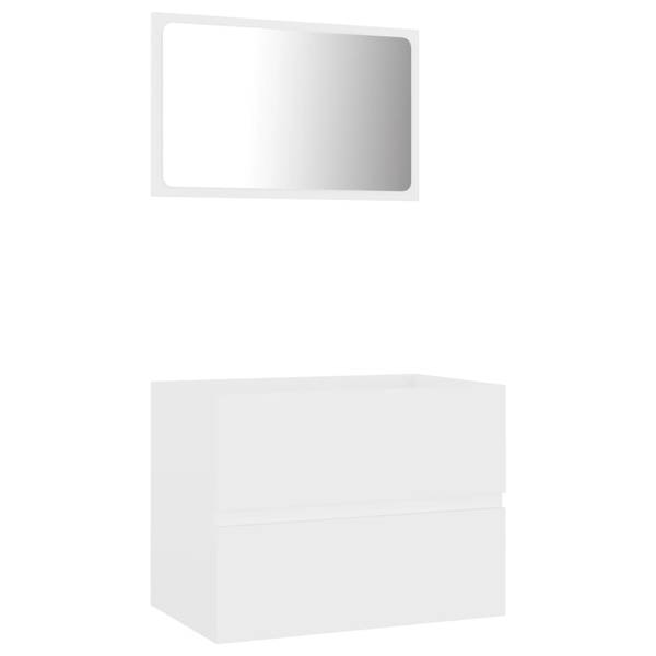 Meubles de bain 3005550 (lot de 2) Blanc