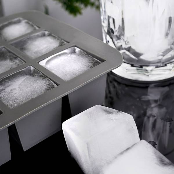 Eiswürfelform Silikon Schwarz - Silikon - 14 x 4 x 20 cm