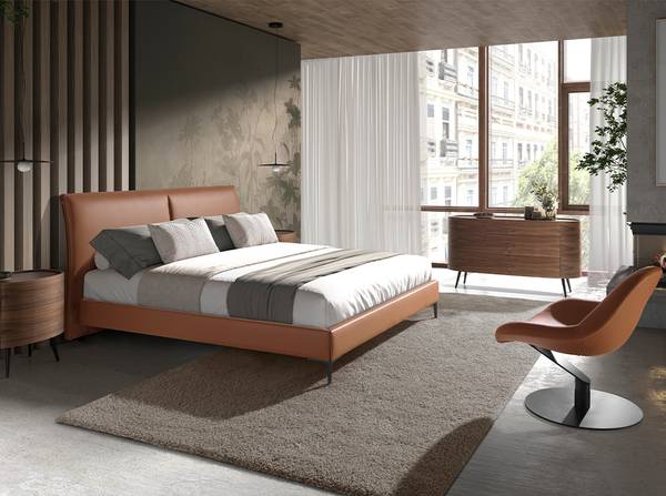 Drehbarer Sessel 5116 Braun - Kunstleder - Kunstharz - Vinyl - 86 x 79 x 83 cm