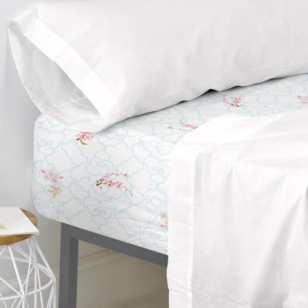 Spannbetttuch Sakura Textil - 160 x 1 x 200 cm