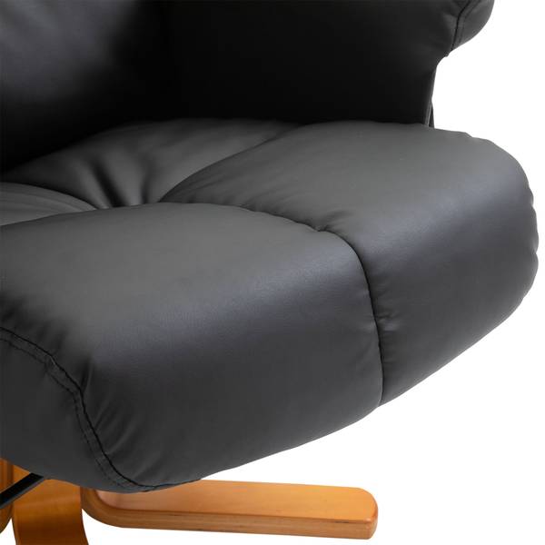 Massagestoel 700-111V02 zwarte essenhouten look - zwart