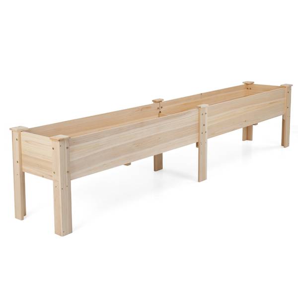 Hochbeet SF6852ZM Braun - Holzwerkstoff - 44 x 52 x 240 cm