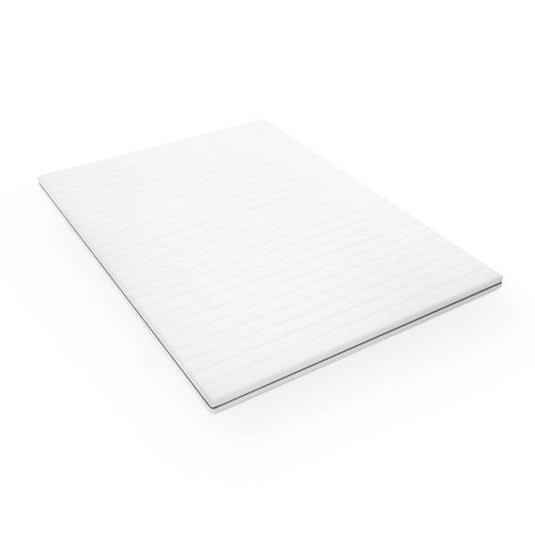 Geltopper Classic Weiß - Microfaser - 100 x 5 x 200 cm