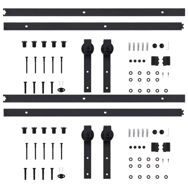 Schiebe-Beschlag 3005840-4 (2er Set) 100 x 200 cm