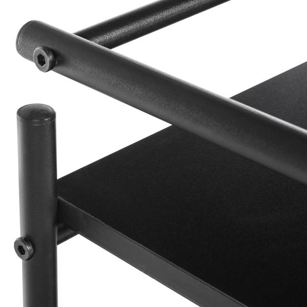 Servierwagen PL902 Schwarz - Metall - 61 x 82 x 51 cm