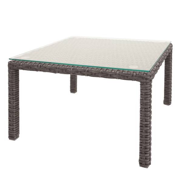 Polyrotan set J38 (4-delig) grijs - polyester - staal - polyethyleen - 172 x 65 x 59 cm