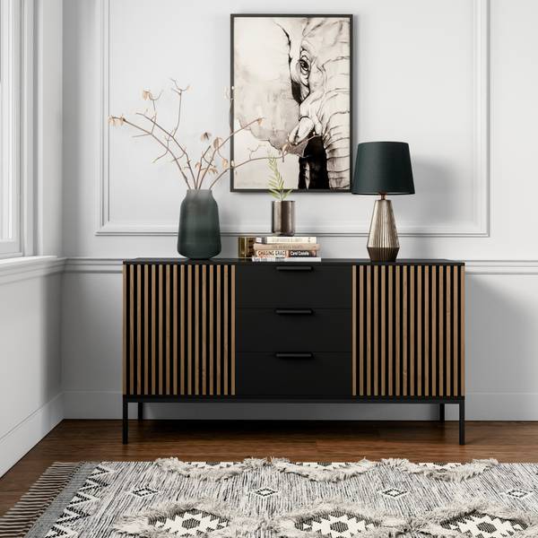Sideboard Noville Braun - Holzwerkstoff - 150 x 80 x 40 cm