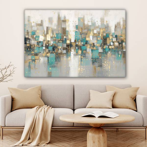 LEINWANDBILD Mosaik 120 x 80 cm