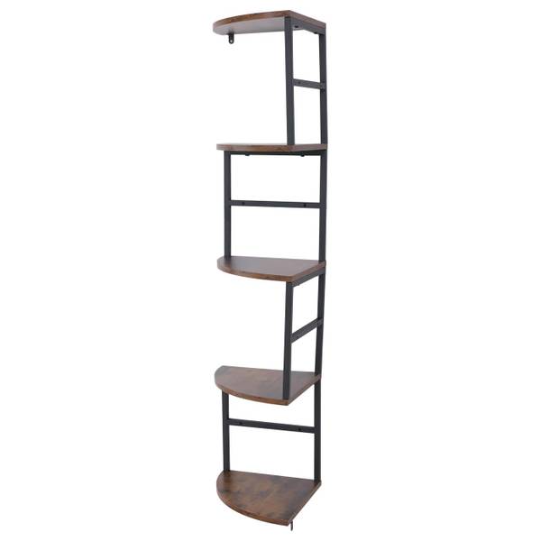 Hoekrek O99 bruin - ijzer - 30 x 128 x 30 cm