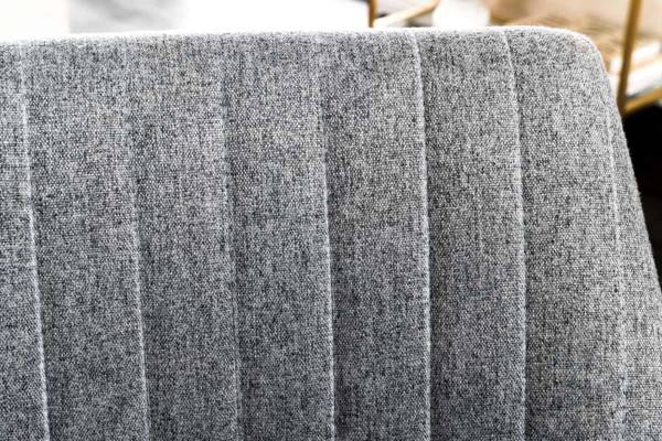 Sessel LOUNGER Grau - Strukturstoff - Polyester - Stahl - 62 x 77 x 75 cm