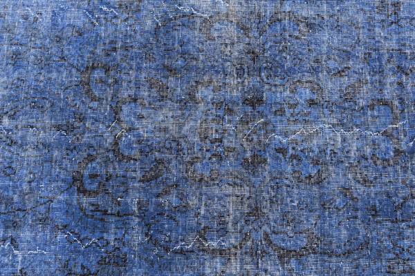 Tapis Ultra Vintage CXXXIX Bleu - Laine - 203 x 1 x 312 cm