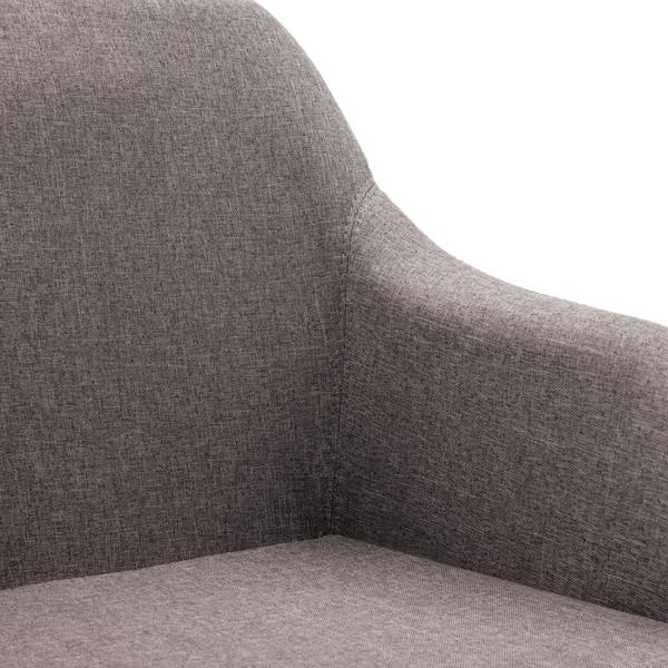 Esszimmerstuhl 297862-2 (4er Set) Grau - Stahl - 53 x 92 x 55 cm