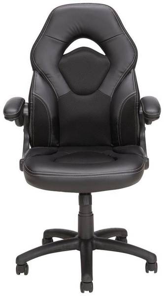 Drehstuhl GINO Schwarz - Metall - Kunststoff - Textil - 61 x 116 x 64 cm