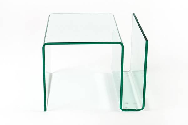 Couchtisch FANTOME Klarglas - Kristallglas - Sicherheitsglas - 50 x 38 x 40 cm