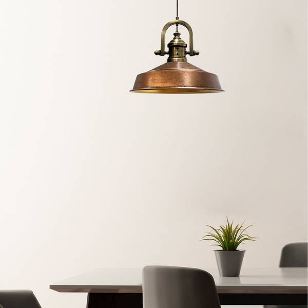 Asletl-Finke 40cm Pendelleuchte Kupfer Kupfer