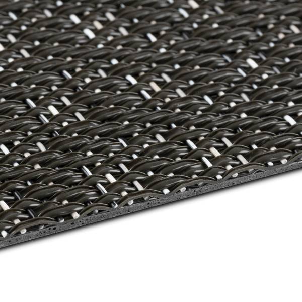 Outdoor-Teppich Mantua Anthrazit - 90 x 150 cm