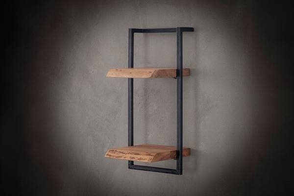 Wandregal ERGEA  Braun - Massivholz - 30 x 65 x 25 cm