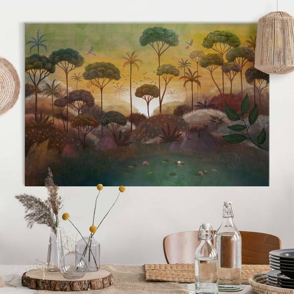 Akustikbild Tropen 70 x 50 cm