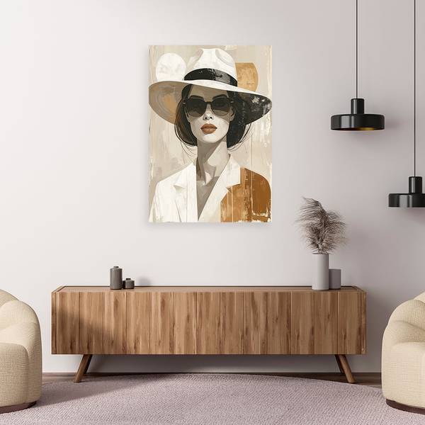 Canvas shilderij Vrouwen 20 x 30 cm