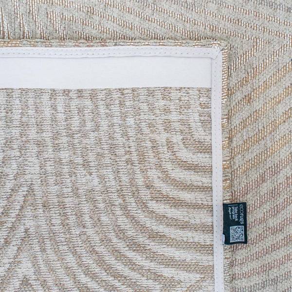 Kurzflorteppich Shell Beige Polyester - Beige - 170 x 240 cm