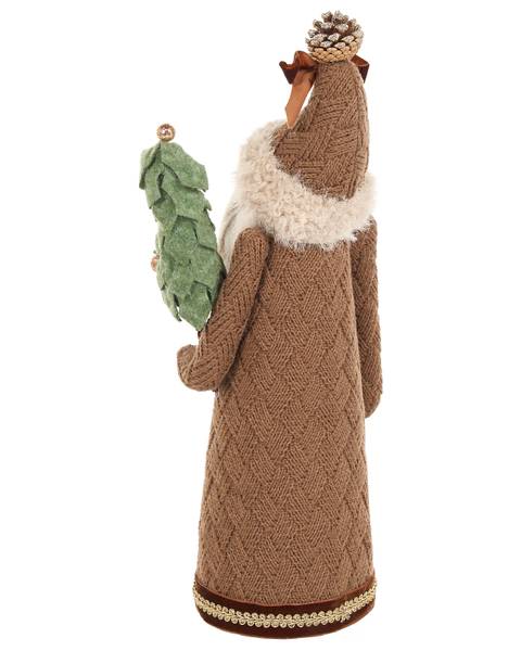 Dekoobjekt PITEA 2-tlg Beige - Braun - Naturfaser - 18 x 44 x 12 cm