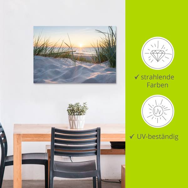 Alubild Ostseestrand 100 x 70 cm