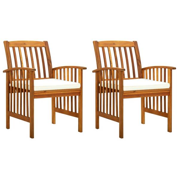 Chaise à manger 3007912-1 (lot de 2) Crème