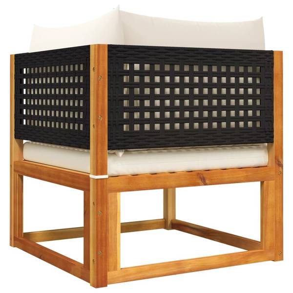 Garten-Lounge-Set 3037868-13 (5-teilig) Schwarz - Creme