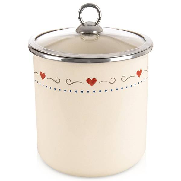 Frischhaltedose 127919 Weiß - Metall - 13 x 17 x 13 cm