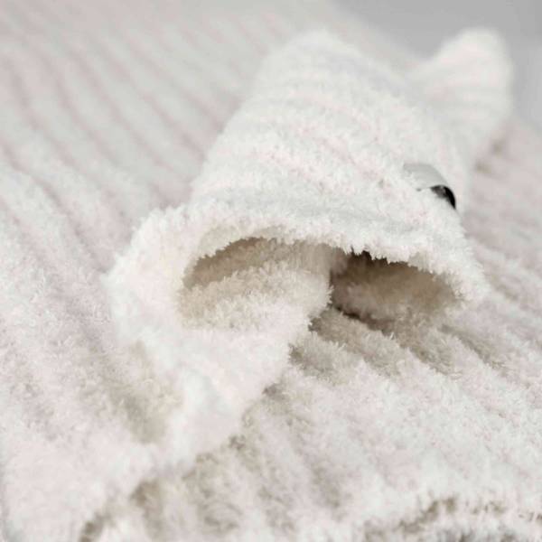 Wohndecke CUDDLE Perlweiß