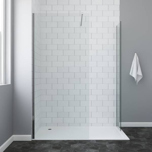 Duschtrennwand Walk-In Breite: 89 cm